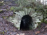 Mundloch der Abzugsrösche vom Vertrau auf Gott Schacht der Grube Himmelsfürst bei Brand-Erbisdorf.